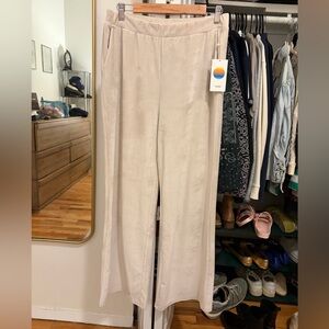 Vuori Haven Wideleg - Cream Women's Trousers